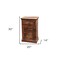 Homeroots 30" Honey Brown One Drawer Nightstand 488753 - alternate 5