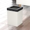 Gatco Modern Square 3 Gal. Wastebasket, Matte Pearl/Black Lid 1935MX - alternate 4