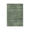 Homeroots 8' X 10' Olive Green And Gray Striped Washable Indoor Outdoor Area Rug 588109 - alternate 9