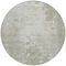 Homeroots 8' Linen Round Abstract Washable Indoor Outdoor Area Rug 608240 - alternate 9