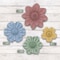 Teacher Created Resources Cottage Charm Paper Flowers, 4-Piece Set 8353 - alternate 3