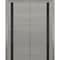 Sartodoors Sliding Closet Bypass Doors 64 x 80 inches, Planum 0040 Grey Oak with Black Glass, Sturdy Rails Mol PLANUM0040DBD-SS-64 - alternate 7
