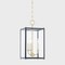Hudson Valley Lighting Mark D. Sikes X Chaselton 3 Light Lantern 10 In. Aged Brass/Dark Blue MDS1200-AGB/DBL - alternate 3