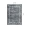 World Rug Gallery Transitional Bohemian Distressed Washable Non Slip Area Rug 3 ft x 5 ft Black WR70BLACK3X5 - alternate 10