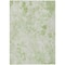 Homeroots 5' X 8' Green And Ivory Floral Washable Indoor Outdoor Area Rug 583089 - alternate 1
