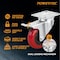 Powertec 3'' Plate Casters, Incl. 4 Dual Locking Swivel, 4 Swivel & 4 Fixed Industrial Castor Wheels, 12PK 17215N - alternate 7