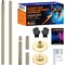 Runmaster Premium 45mm Dance Pole Kit, Spinning and Static, Portable Steel with Silicone Protection, Gold HMDANGLD - alternate 1