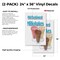 Signmission Old Fashioned Milkshakes, Vinyl Decals Only 24 Inch x 36 Inch, Vinyl Decal, 2PK DSB-2436-2PACK-Old Fashioned Milkshakes - alternate 2
