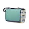 Picnic Time Family Of Brands Blanket Tote Outdoor Picnic Blanket, St. Tropez Collection - Sky Blue with Multi Stripe Pattern 820-00-991-000-0 - alternate 9