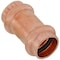 Viega ProPress couplingWith stop P1 0.5 P2 0.5 copper 78047 - alternate 3