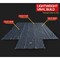 Mytee Products 2PK Lightweight 15oz Black Lumber Tarp 24x27 FT w/ D-Rings & 8ft Drop Flatbed, 2PK SLLT-DRINGx2 - alternate 9
