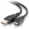 C2G 2m (6.6ft) USB 2.0 Cable - USB Cable - USB-A Male to USB Mini-B Male - Black 27005 - alternate 1