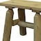 Homeroots 23" X 11" X 18"  Natural Wood End Bench Pair 370291 - alternate 5