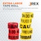 Jrex Safety Police Line Do Not Cross Tape Roll - 3 Mil - 1000 Ft x 3 Inch Wide Each - Yellow, 2PK PPLT-JR-3M-2PK - alternate 5