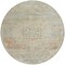 Homeroots 8' Tan And Beige Round Medallion Washable Indoor Outdoor Area Rug 615748 - alternate 8