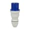 Walther-Werke Pin and Sleeve Plug, 30A, 230 or 250, 1 Phase, 2 Pole, Blue, Screw Terminals Wire Connection Type 230306 - alternate 10