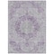 Homeroots 3' X 5' Purple Floral Medallion Washable Indoor Outdoor Area Rug 607920 - alternate 9