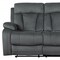 Homeroots 40" Modern Grey Fabric Sofa 329387 - alternate 8