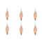 Bulbrite Incandescent CA5 Candelabra Screw Base E12 Light Bulb, 3W, Silicone Flame Shaped, 12PK 861258 - alternate 1