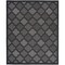 Homeroots 12' X 15' Charcoal And Black Trellis Indoor Outdoor Area Rug 545215 - alternate 9