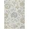 Homeroots 3' X 5' Ivory Gray And Gold Floral Washable Indoor Outdoor Area Rug 589476 - alternate 9