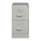 Hirsh 15" W 2 Drawer Vertical File Cabinet, Light Gray, Letter 14417 - alternate 6
