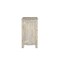 Homeroots 30" Distressed Gray Three Drawer Floral Carved Solid Wood Nightstand 521195 - alternate 14