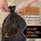 Xpose Safety Black Sand Bags - 14inx26in, 100 lb, Full Pallet of 8,000 SBB-HVY-1426-FP8000-X - alternate 7