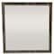 Homeroots 41" Gray Square Framed Mounted Accent Mirror 282605 - alternate 5