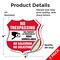 Signmission No Trespassing Sign This Property Is Pro, 4 inch X 4 inch, Vinyl Decal, 2PK SHI-D-2PACK-4-425 - alternate 5