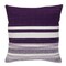 Homeroots 18" Purple and White Cotton Throw Pillow 529242 - alternate 7