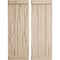 Ekena Millwork Rustic Three Board Joined Board-n-Batten Riverwood Faux Wood Shutters w/End Batten, 16 1/2"W x 64"H SHUBJE16X64RWPR - alternate 1