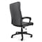 Elama High Back Adjustable Faux Leather Office Chair in Black ELM-F-016 - alternate 7