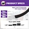 Frost King Expandable Foam Weather Seal, 1/2 in W, 20 ft L, 1/2 in Thick, Black EF12 - alternate 6