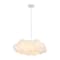 Jonathan Y Zephyr 23" 2-Light Modern Contemporary Silk LED Cloud Pendant, White JYL9073A - alternate 1