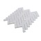 Apollo Tile 12x13 Bianco Carrara Marble Polished Floor and Wall Mosaic Tile 5.29 sqft/case, 5PK APLKB88H05PA - alternate 7
