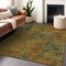 Homeroots 10' X 14' Copper And Green Abstract Washable Indoor Outdoor Area Rug 603586 - alternate 9
