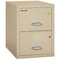 Fire King Fireking Fireproof 2 Drawer Vertical Safe-In-File Legal 20-13/16"Wx31-9/16"Dx27-3/4"H Parchment 2-2131-CPASF - alternate 1