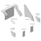K&M Mfg Lower Cab Kit for International Harvester 88 Series Tractors Original Western Brown Vinyl 4217 - alternate 2