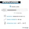 Kable Kontrol Arrowhead Push Mount Cable Zip Ties, 6 in L, 1.49 in Max Bundle Dia., Black, Nylon 6-6, 100 PK pmct-06-40-100-bk - alternate 7