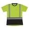 Ergodyne M Lime Class 2 Hi-Vis T-Shirt Black Bottom Womens 8276BK - alternate 10