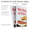 Signmission Hot Dog & Fries, Plastic Signs Only 24 Inch x 36 Inch, Corrugated Plastic, 2PK CSB-2436-2PACK-Hot Dog & Fries - alternate 2