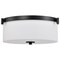 Nuvo Liam, 3 Light Flush Mount, Matte Black, White Opal Glass 60/8217 - alternate 8