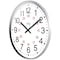 Infinity Instruments Profuse 24-Hour ITC Business Wall Clock, Silver, 19 in 14246SV-3657 - alternate 7