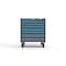 Strong Hold 7 drawer cabinet - (5x 2in, 2x 4in) - Blue accents - E-Lock w/ Tracking S3036-PCTAS-0701FS - alternate 1
