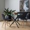 Fab Glass And Mirror Elegant Small Round Glass Top Dining Table with Stylish Base Fab Table for Kitchen or Dining Ro DT-0130BK - alternate 6