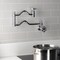 Kingston Brass Wall Mount Pot Filler Faucet, Polished Chrome KS2101RX - alternate 6