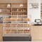 Koolmore 60 In. Floor Standing Bagel Bakery Display Case With 12 Baskets, Open Back With Side LED KM-FDC-B12 - alternate 10