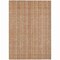 Homeroots 9' X 12' Rust Beige And Linen Striped Washable Indoor Outdoor Area Rug 616410 - alternate 9