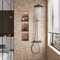 Apollo Tile Lucenza 12x12 in. Clay Beige Matte Recycled Glass Uniform Square Mosaic Tile (10.6 sq ft/case) 10PK APLGIO88CLAMOSA - alternate 9